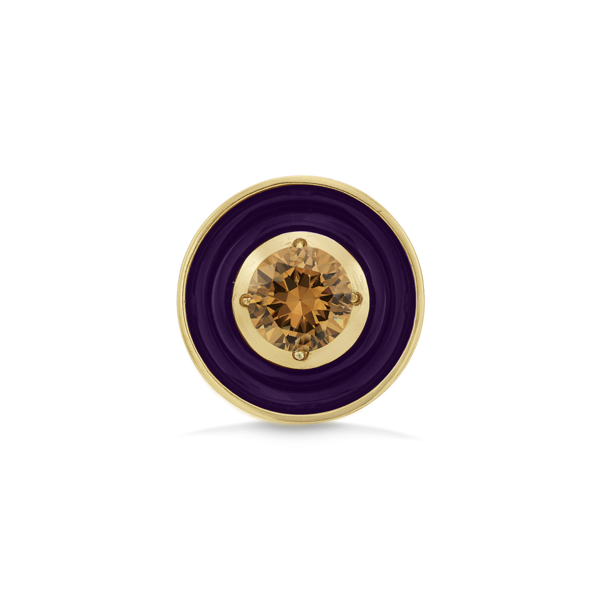 Malhar Royal Purple Chalice Peace Ring