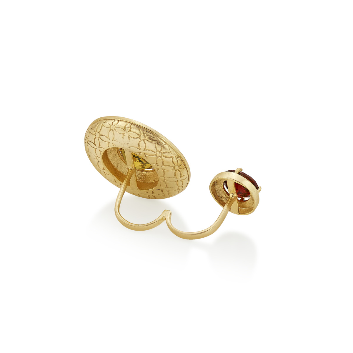 Malhar Blue Chalice Multifinger Wisdom Ring - Image 3