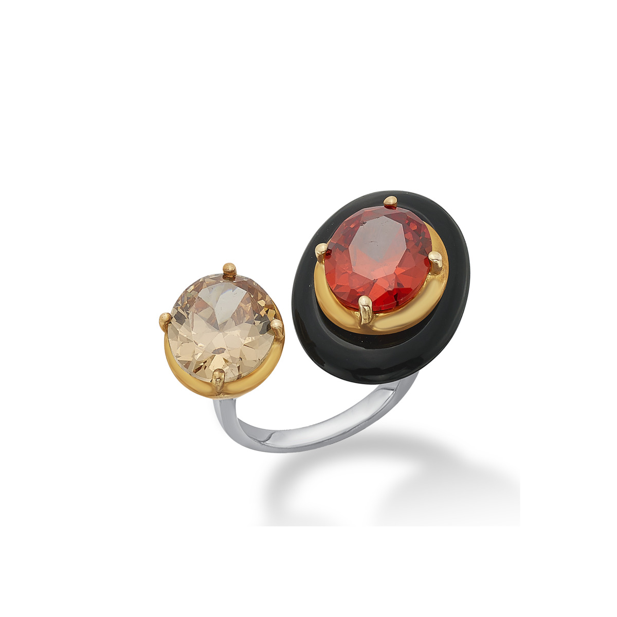 Sargamix Oval Onyx Silver Ring - Image 2