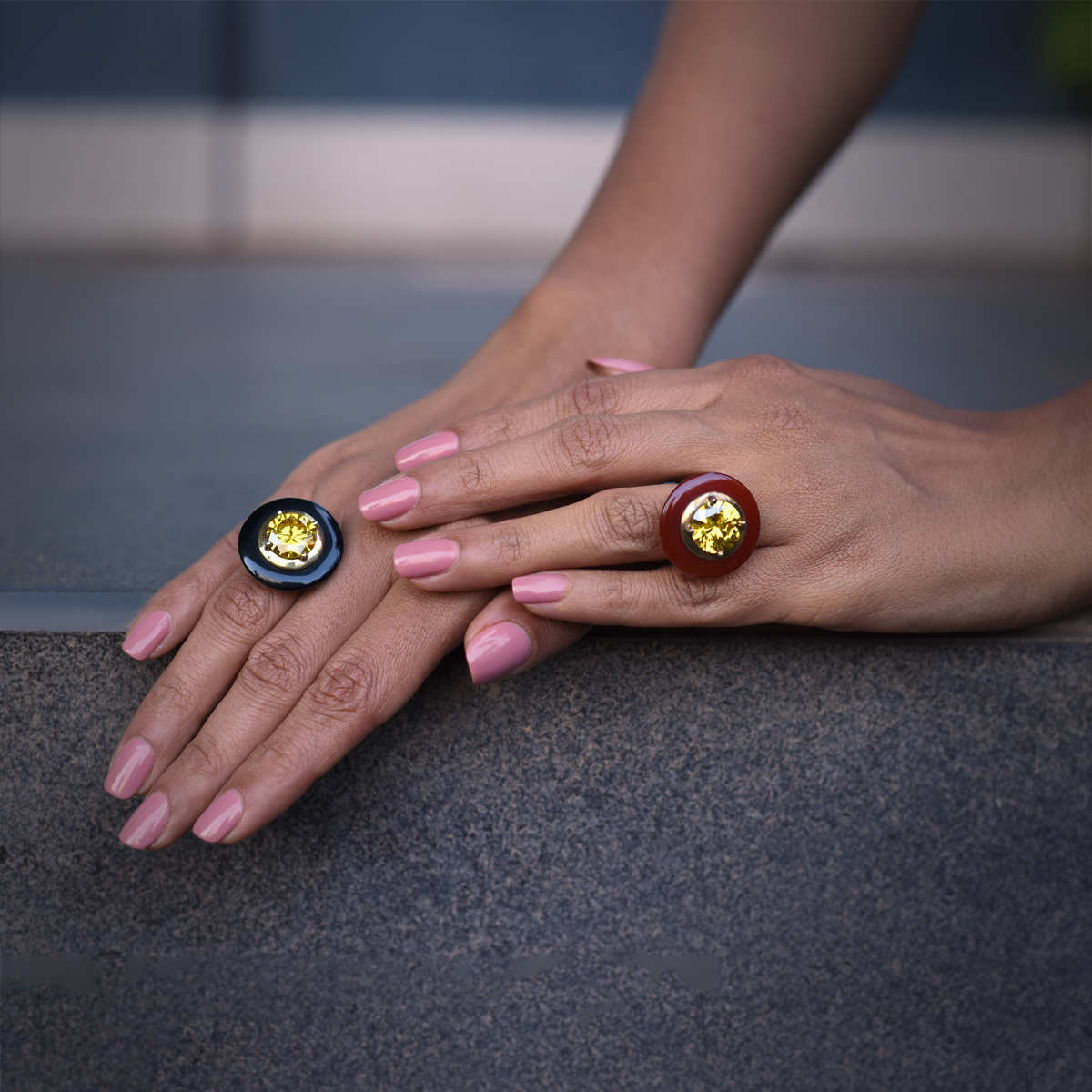 Sargamix Signature Onyx Silver Ring - Image 3